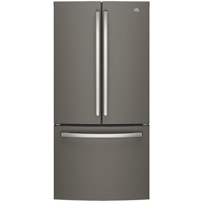GE 33-inch, 24.8 cu. ft. French 3-Door Refrigerator with Internal Water Dispenser GNE25JMKES IMAGE 1