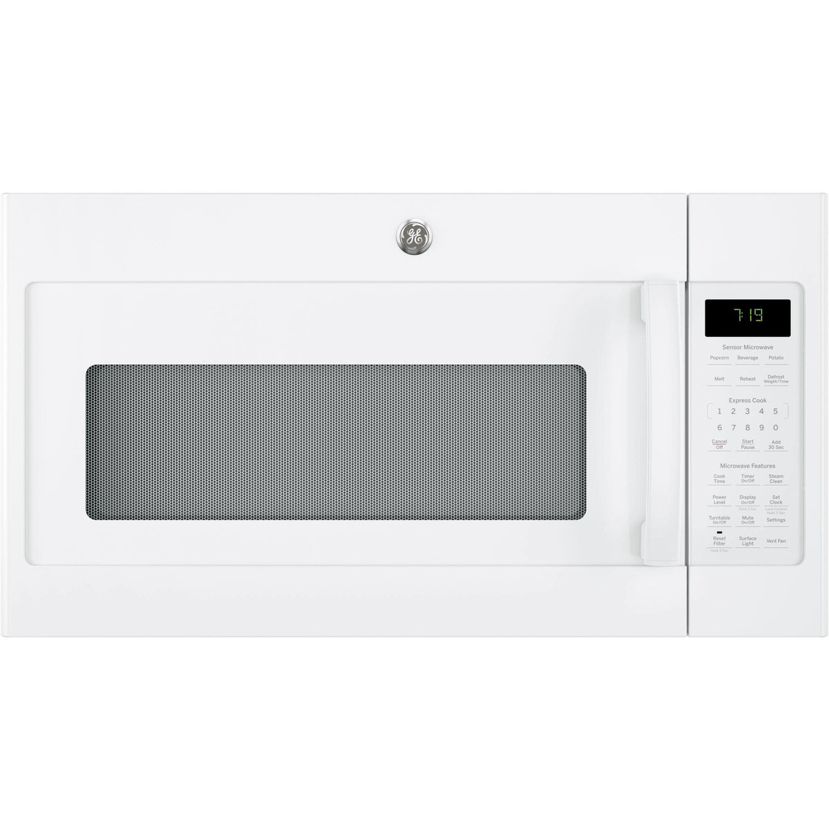  GE 30-inch, 1.9 cu. ft. Over-the-Range Microwave Oven JVM7195DKWW IMAGE 1