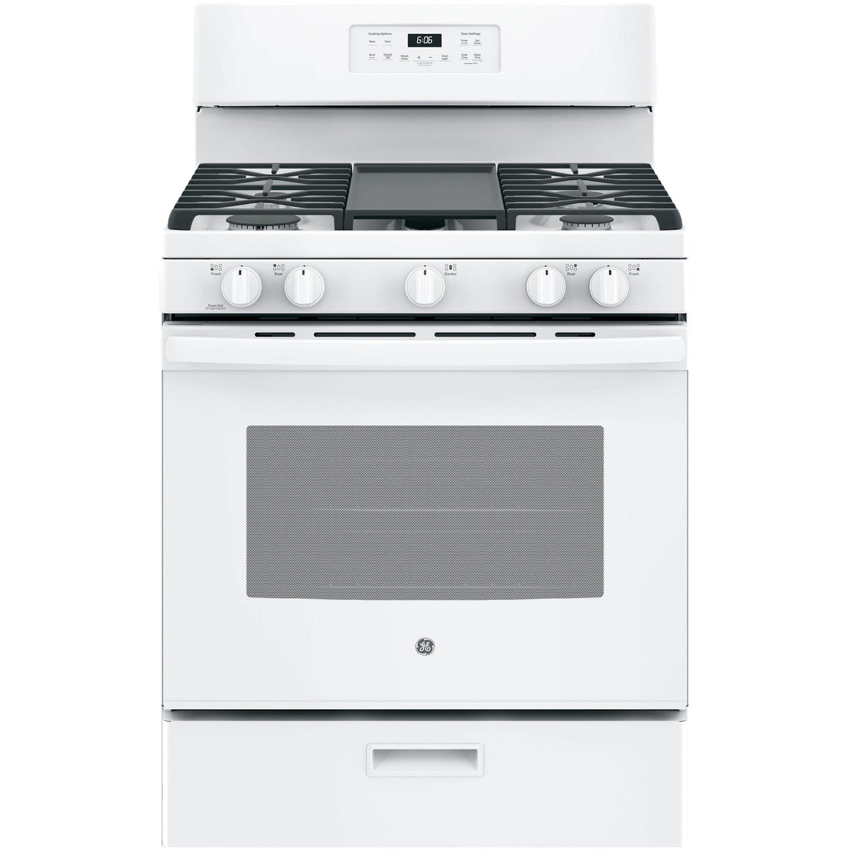  GE 30-inch Freestanding Gas Range JGBS66DEKWW IMAGE 1