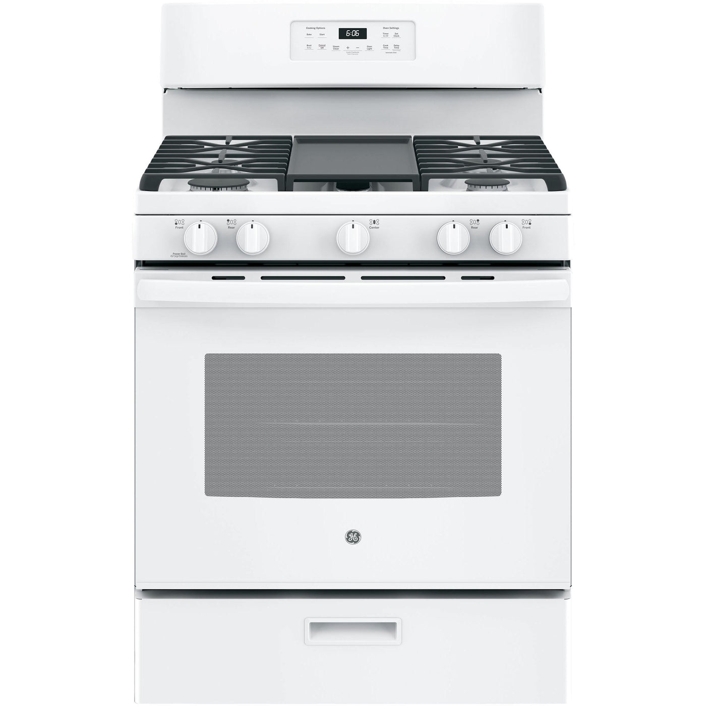  GE 30-inch Freestanding Gas Range JGBS66DEKWW IMAGE 1