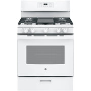  GE 30-inch Freestanding Gas Range JGBS66DEKWW IMAGE 1