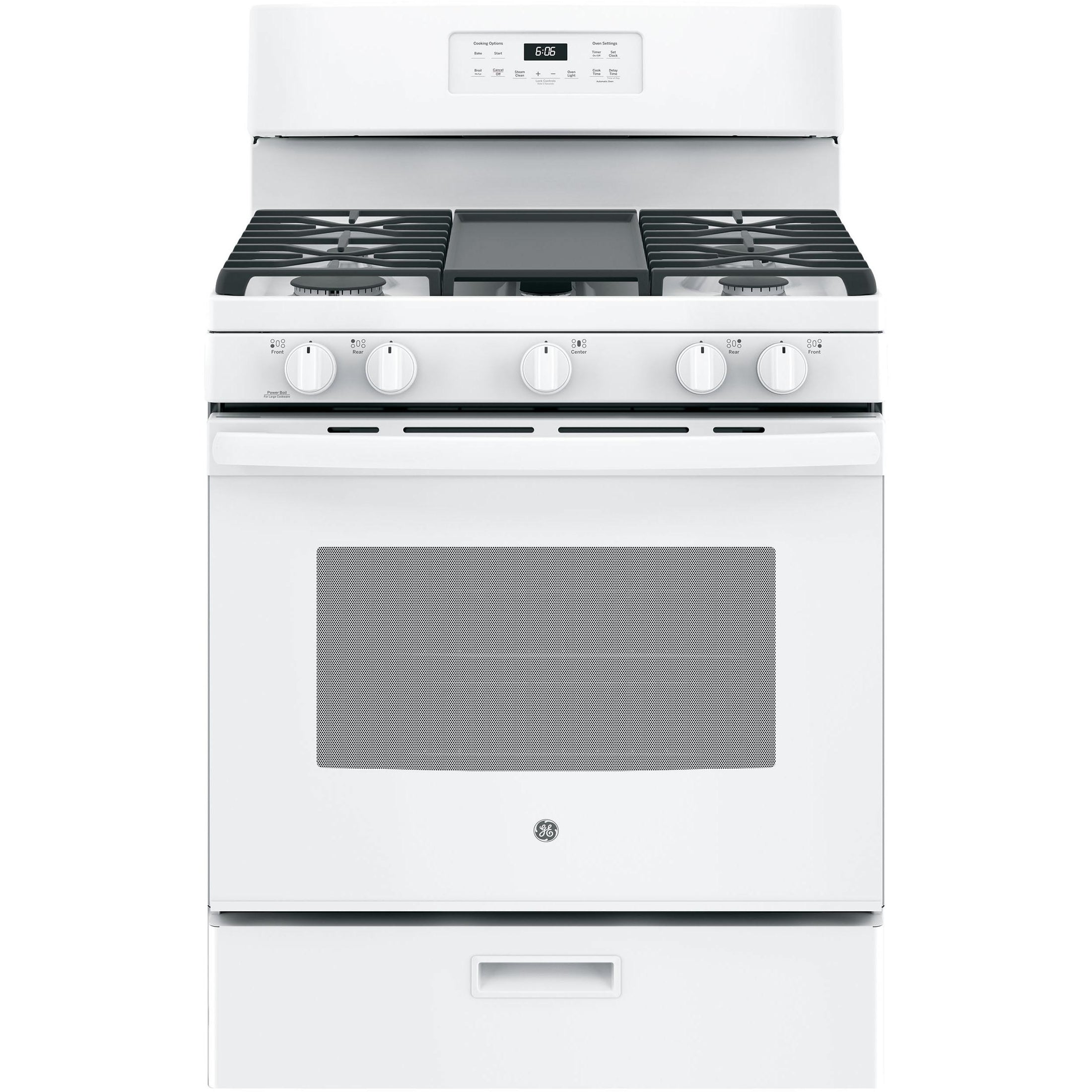  GE 30-inch Freestanding Gas Range JGBS66DEKWW IMAGE 1