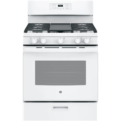 GE 30-inch Freestanding Gas Range JGBS66DEKWW IMAGE 1