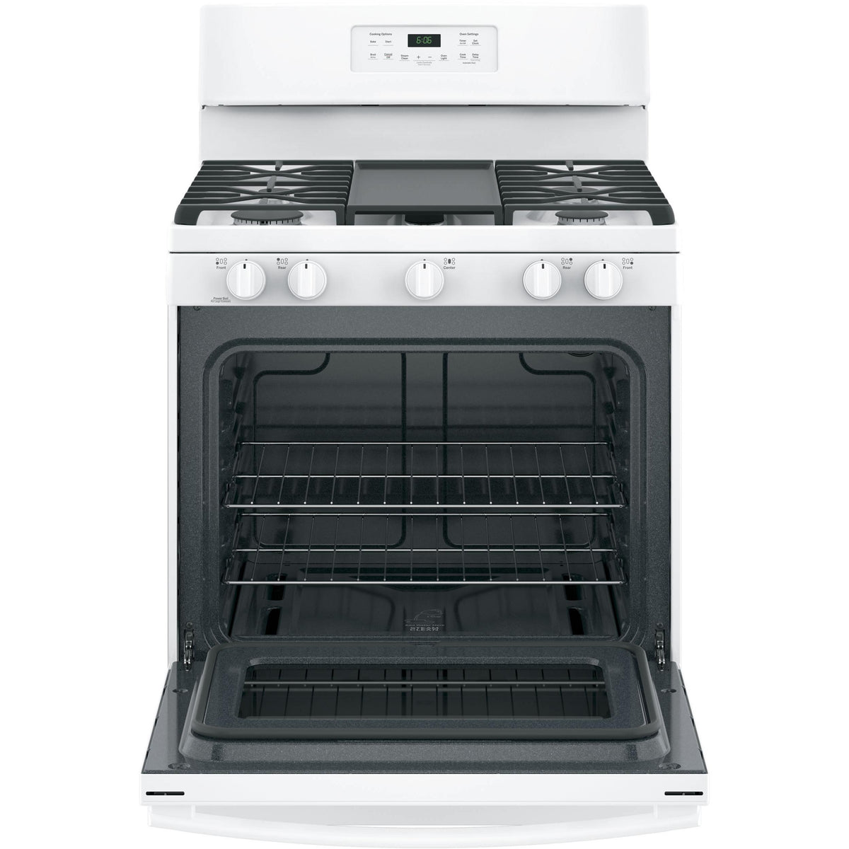  GE 30-inch Freestanding Gas Range JGBS66DEKWW IMAGE 2