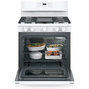  GE 30-inch Freestanding Gas Range JGBS66DEKWW IMAGE 3