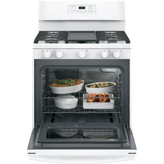  GE 30-inch Freestanding Gas Range JGBS66DEKWW IMAGE 3