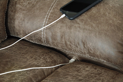 Segburg Power Reclining Sectional Sofa