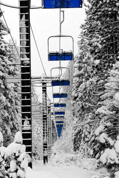 ''Ski Lift'' Tempered Glass