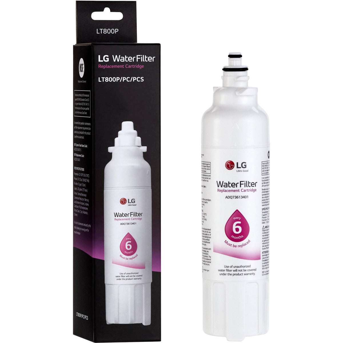  LG Water Replacement Filter Cartridge LT800P IMAGE 2