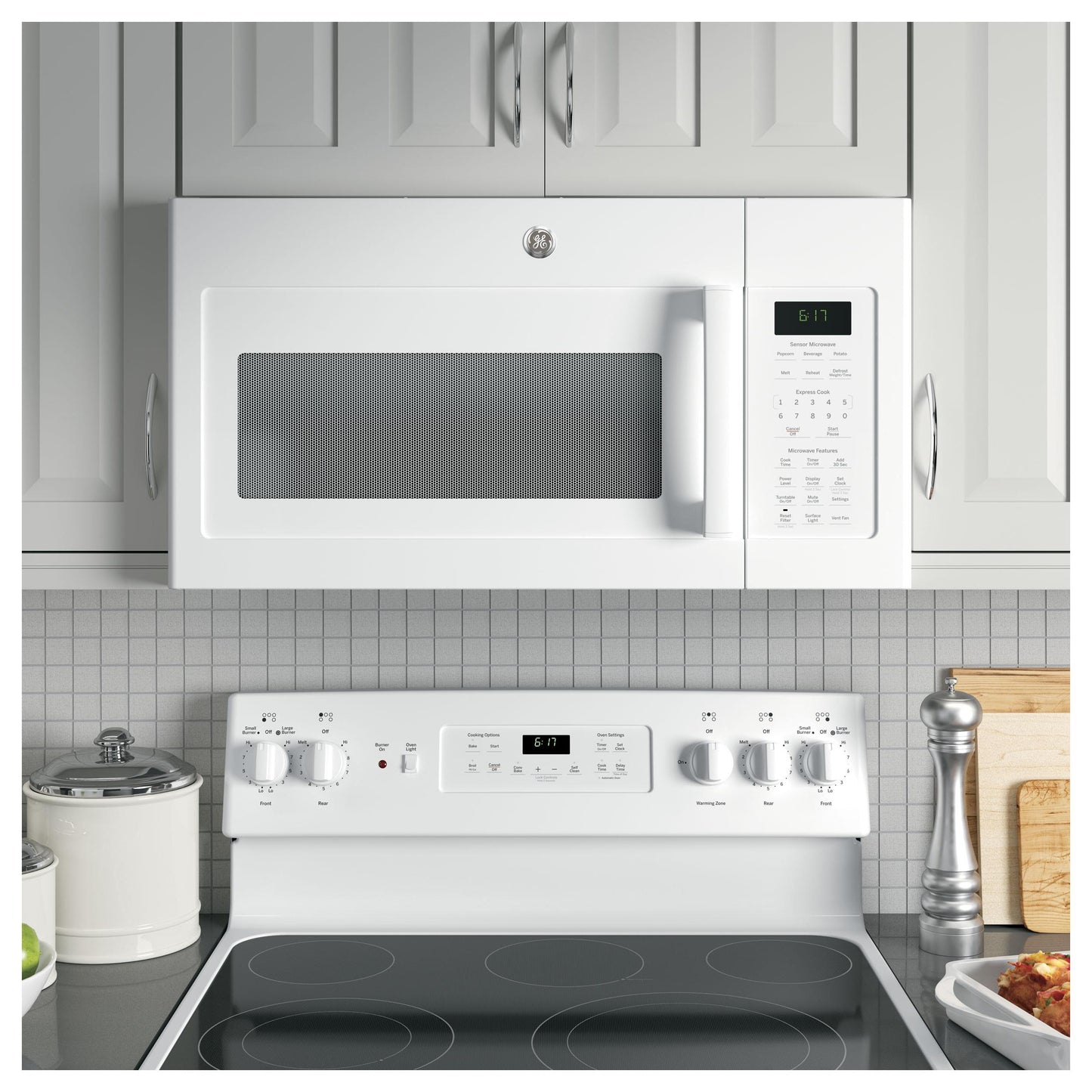 GE 30-inch, 1.7 cu. ft. Over-the-Range Microwave Oven JVM6175DKWW IMAGE 10