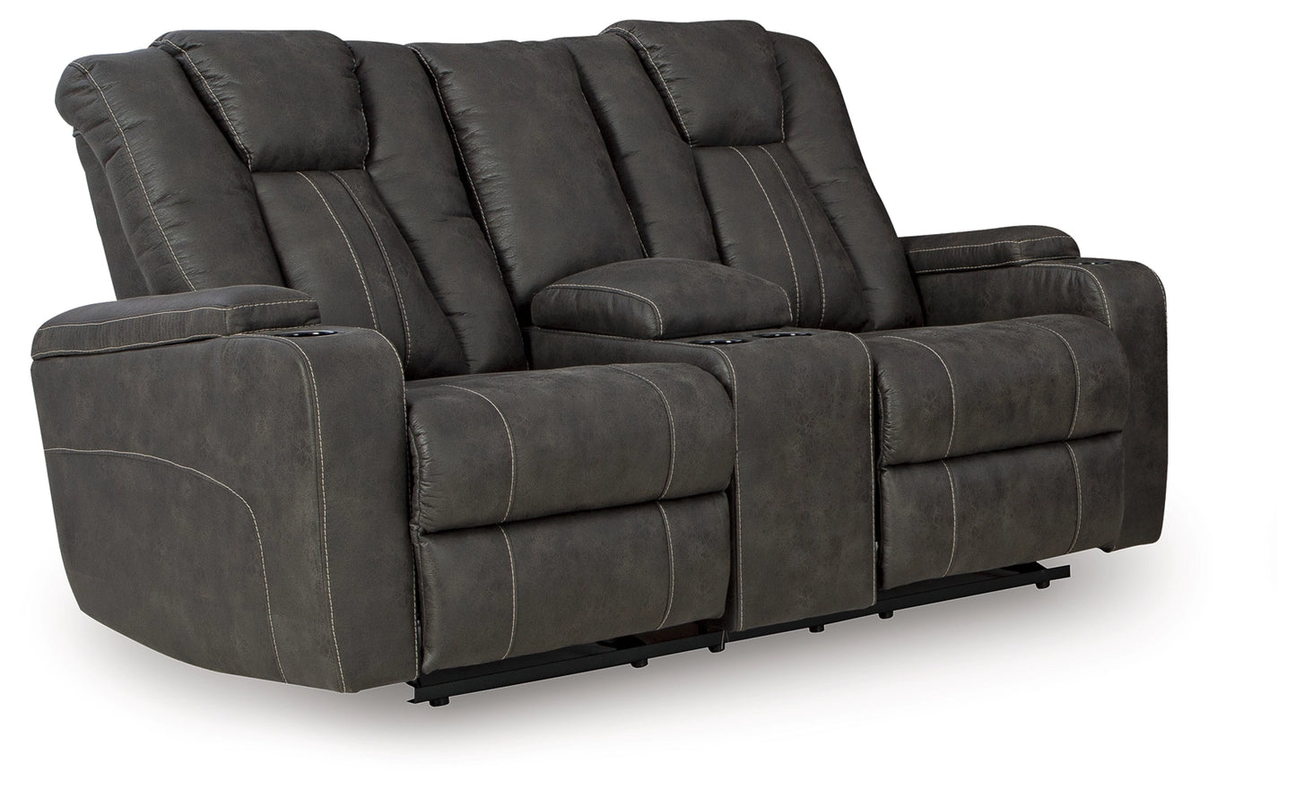 Loveseat reclinable Glider Glider con consola 