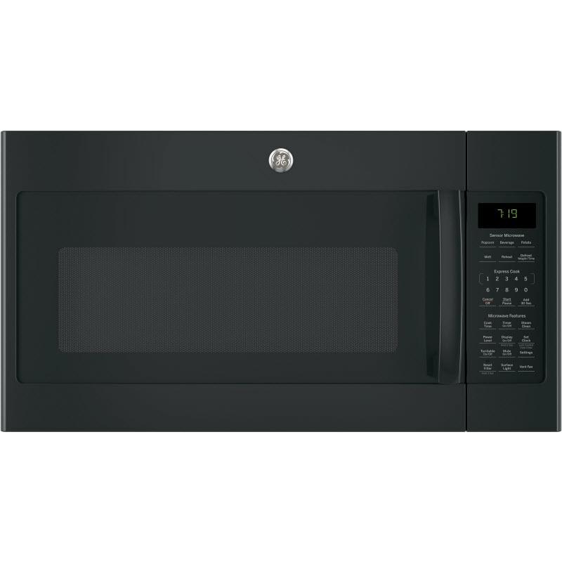  GE 30-inch, 1.9 cu. ft. Over-the-Range Microwave Oven JVM7195DKBB IMAGE 1