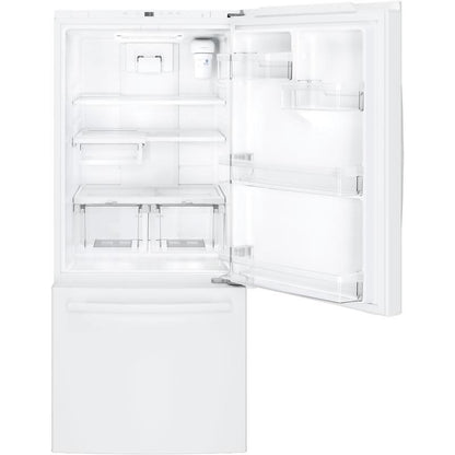 GE 30-inch, 20.9 cu. ft. Bottom Freezer Refrigerator GDE21EGKWW IMAGE 3