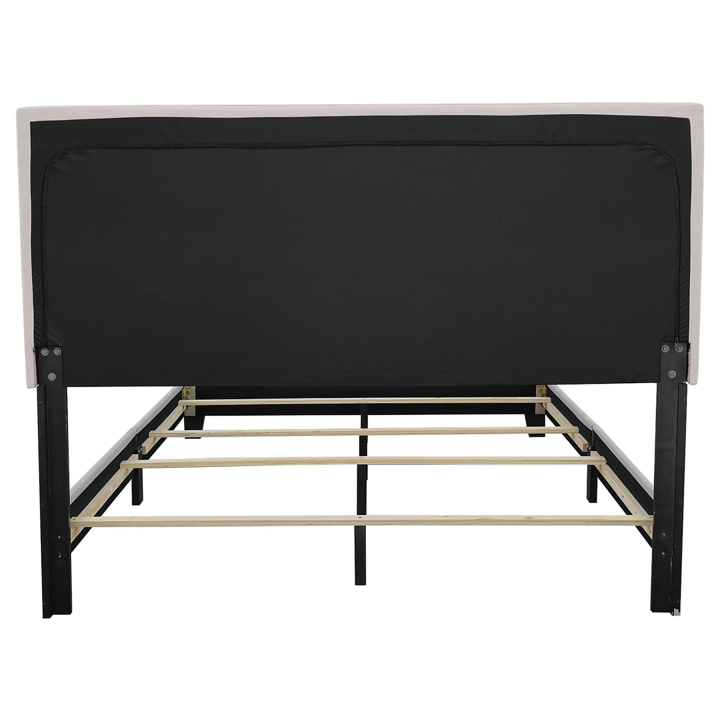 Boyd Upholstered  Panel Bed Charcoal