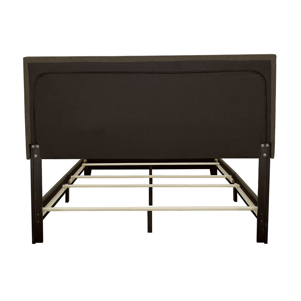 Boyd Upholstered  Panel Bed Charcoal