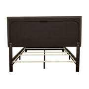 Boyd Upholstered  Panel Bed Charcoal