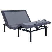 Base de cama ajustable Negan gris y negra