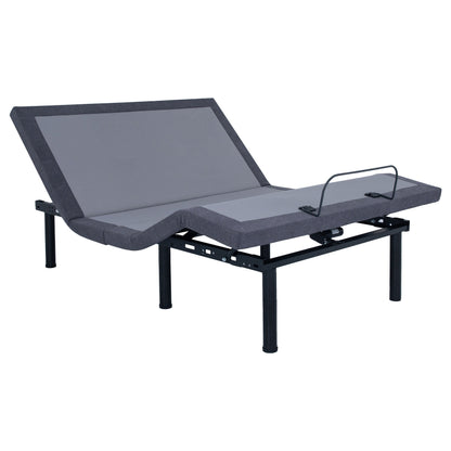 Negan Adjustable Bed Base Grey and Black
