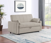 Sofá cama tapizado Portland Boucle color cobre