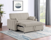 Sofá cama tapizado Portland Boucle color cobre