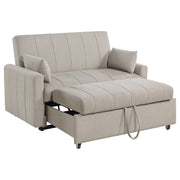 Sofá cama tapizado Portland Boucle color cobre