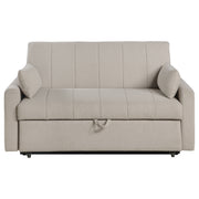Sofá cama tapizado Portland Boucle color cobre