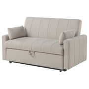 Sofá cama tapizado Portland Boucle color cobre