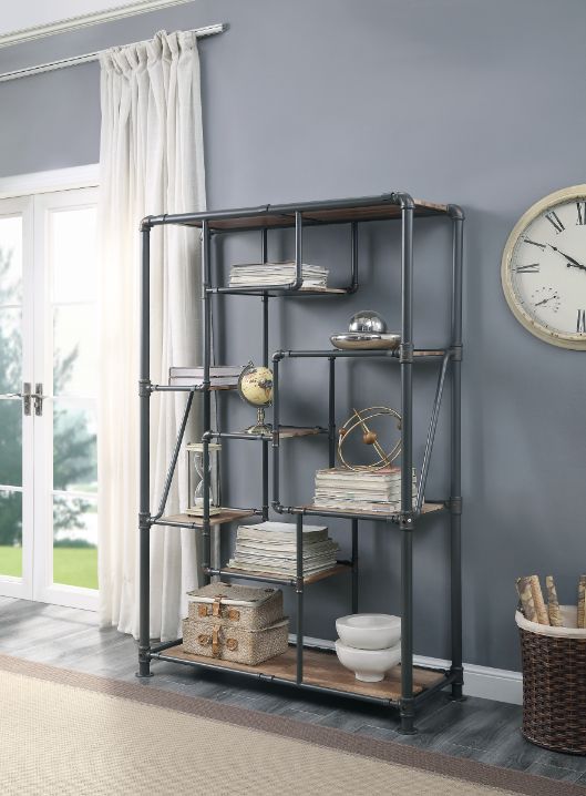 Brantley 75"H x 49"W Etagere Bookshelf