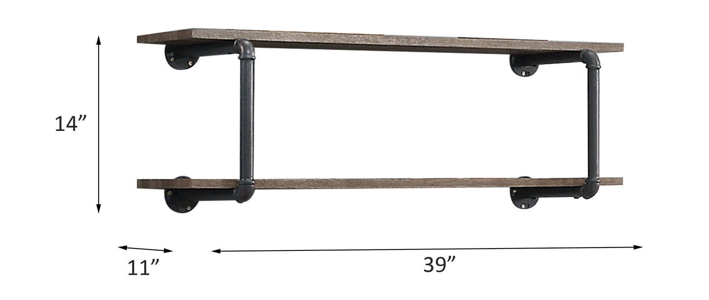 Brantley 2-Tier Wall Rack