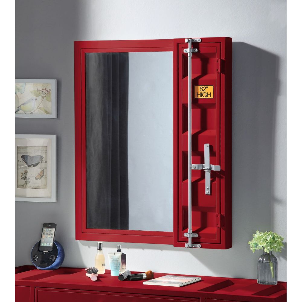 Cargo Rectangular Storable Vanity Mirror