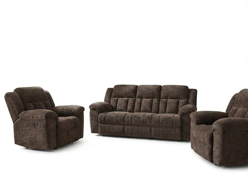 Frohn Reclining Sofa & Two Recliners