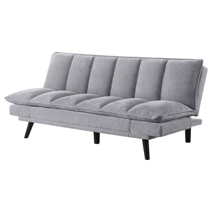 Sofá cama convertible capitoné tapizado Laredo gris