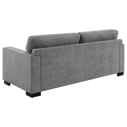 Simpson Upholstered Sofa Sleeper with Mattress Grey