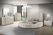 Sonya Upholstered  Bedroom Set Ivory