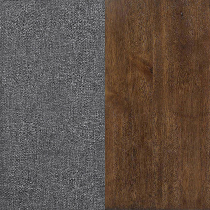 Sofá cama convertible capitoné tapizado Sommer gris