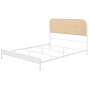 Amherst Radio Weave Rattan Metal  Bed