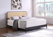 Amherst Radio Weave Rattan Metal  Bed