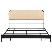 Amherst Radio Weave Rattan Metal  Bed