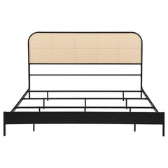 Amherst Radio Weave Rattan Metal  Bed