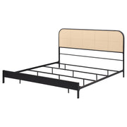 Amherst Radio Weave Rattan Metal  Bed