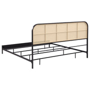 Amherst Radio Weave Rattan Metal  Bed