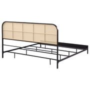 Amherst Radio Weave Rattan Metal  Bed