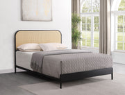 Amherst Radio Weave Rattan Metal  Bed