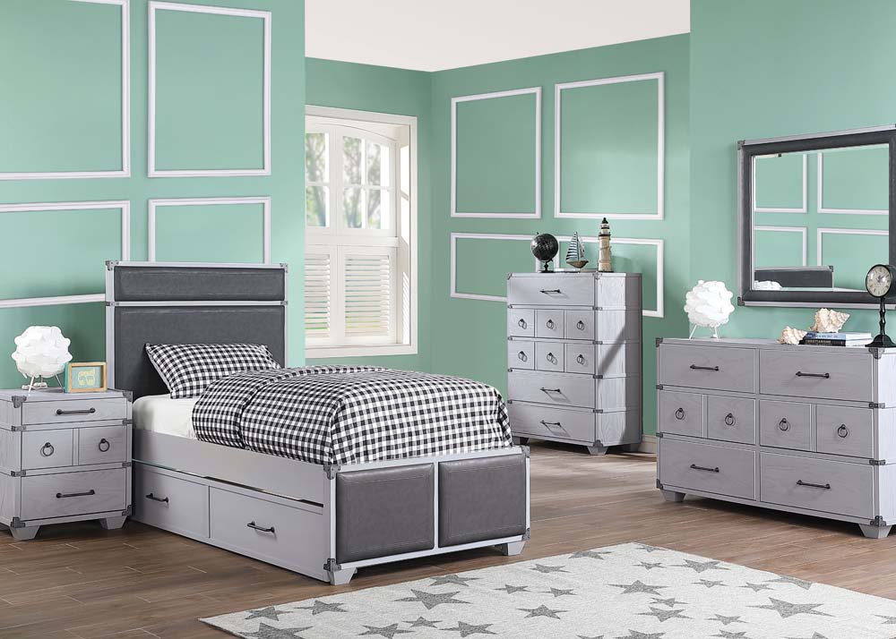 Cama individual tapizada Orchest
