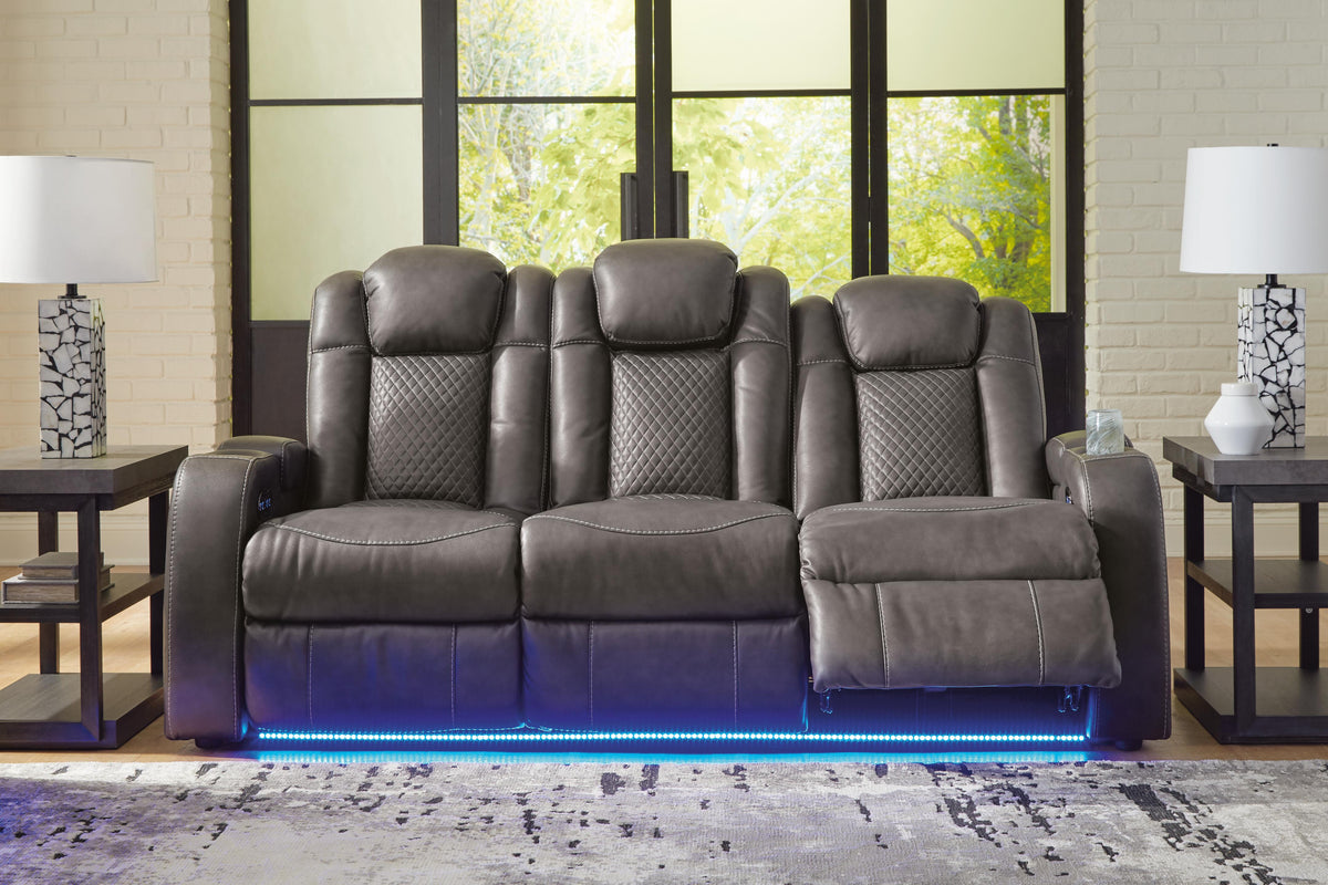 Fyne-Dyme PWR REC Sofa with ADJ Headrest