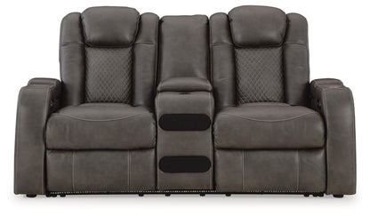 Fyne-Dyme Power Reclining Loveseat and Recliner
