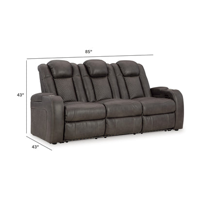 Fyne-Dyme PWR REC Sofa with ADJ Headrest