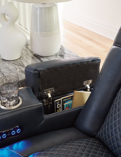 Sofá reclinable eléctrico Fyne-Dyme