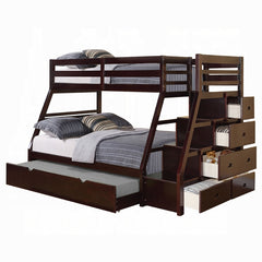 Jason Teenager Bunk Bed (T/F) with Trundle & Storage