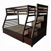 Jason Teenager Bunk Bed (T/F) with Trundle & Storage